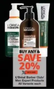 Checkers L'Oréal Barber Club Men Expert Products All Variants offer