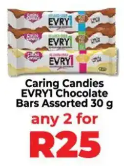 Food Lover's Market Caring Candies EVRY1 Chocolate Bars Assorted offer