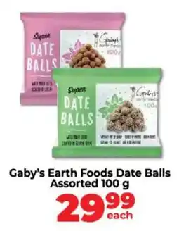 Food Lover's Market Gaby's Earth Foods Date Balls Assorted offer