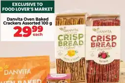 Food Lover's Market Danvita Oven Baked Crackers Assorted offer