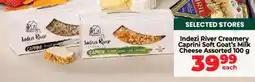 Food Lover's Market Indezi River Creamery Caprini Soft Goat's Milk Cheese Assorted offer