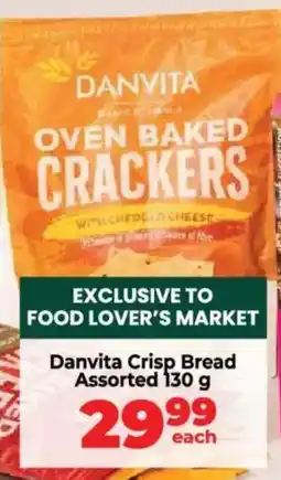 Food Lover's Market Danvita Crisp Bread Assorted offer