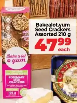 Food Lover's Market Bakealot.yum Seed Crackers Assorted offer