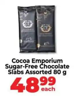 Food Lover's Market Cocoa Emporium Sugar-Free Chocolate Slabs Assorted offer