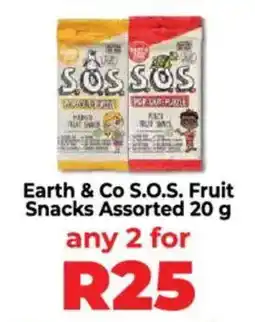 Food Lover's Market Earth & Co S.O.S. Fruit Snacks Assorted offer