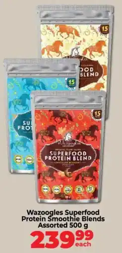Food Lover's Market Wazoogles Superfood Protein Smoothie Blends Assorted offer
