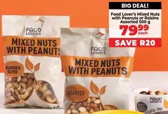 Food Lover's Market Food Lover's Mixed Nuts with Peanuts or Raisins Assorted offer