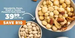 Food Lover's Market Macadamia, Pecan, Brazil or Jumbo Pistachio Nuts Assorted offer