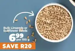 Food Lover's Market Bulk Linseeds or Sunflower Seeds offer
