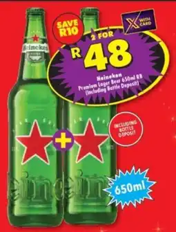 Shoprite Liquor Heineken Premium Lager Beer RB offer