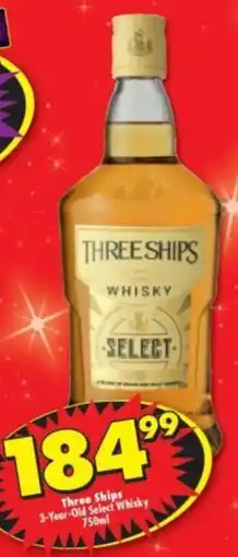 Shoprite Liquor Three Ships 3-Year-Old Select Whisky offer
