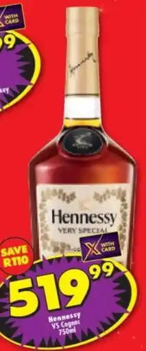 Shoprite Liquor Hennessy VS Cognac offer