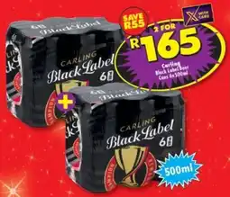 Shoprite Liquor Carling Black Label Beer Cans offer