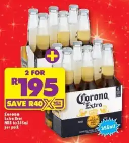 Shoprite Liquor Corona Extra Beer NRB offer