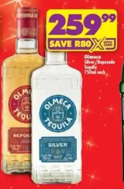 Shoprite Liquor Olmeca Silver/ Reposado Tequila offer