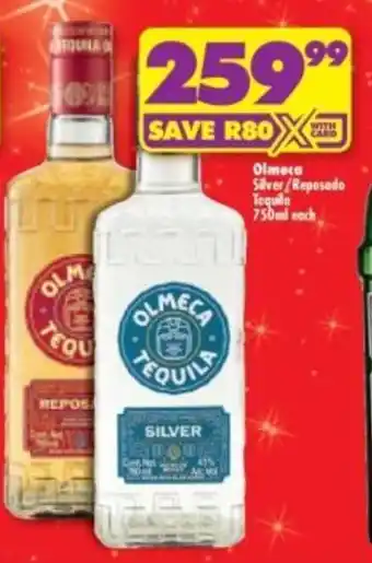 Shoprite Liquor Olmeca Silver/ Reposado Tequila offer