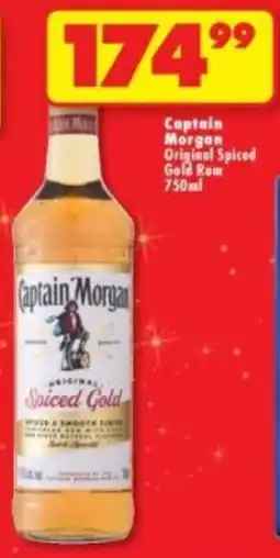 Shoprite Liquor Captain Morgan Original Spiced Gold Rum offer