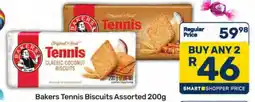 Pick n Pay Bakers Tennis Biscuits Assorted offer