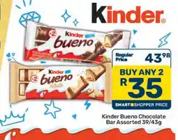 Pick n Pay Kinder Bueno Chocolate Bar Assorted offer