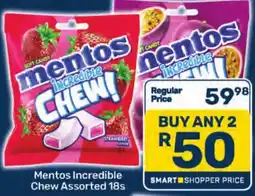 Pick n Pay Mentos Incredible Chew Assorted offer