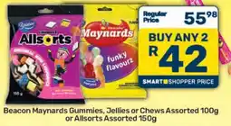 Pick n Pay Beacon Maynards Gummies, Jellies or Chews Assorted or Allsorts Assorted offer