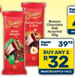 Pick n Pay Beacon Chocolate Slab Assorted offer
