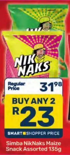 Pick n Pay Simba NikNaks Maize Snack Assorted offer