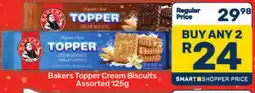 Pick n Pay Bakers Topper Cream Biscuits Assorted offer