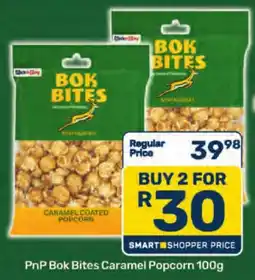 Pick n Pay PnP Bok Bites Caramel Popcorn offer