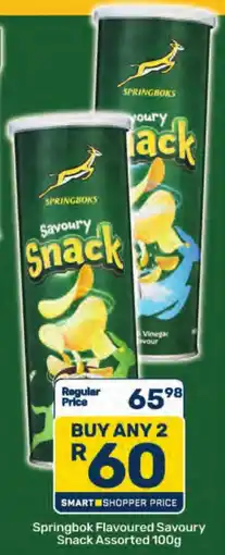 Pick n Pay Springbok Flavoured Savoury Snack Assorted offer