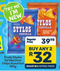 Pick n Pay Truda Stylos Tortilla Corn Chips Assorted offer