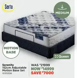 House & Home Serta 152cm Adjustable Motion Base Set offer