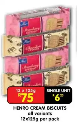 Shoprite Henro cream biscuits offer