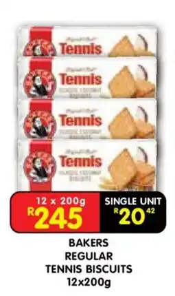 Shoprite Bakers regular tennis biscuits offer
