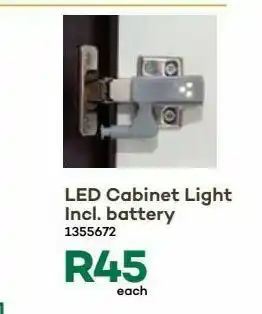 Led cabinet light incl. battery