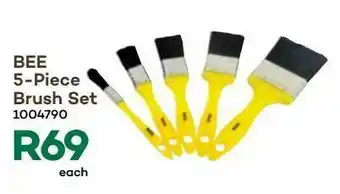Bee 5-piece brushes set