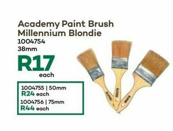 Academy paint brush millennium blondie 38mm
