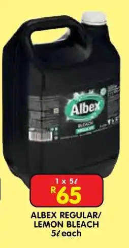 Shoprite ALBEX REGULAR/LEMON BLEACH offer