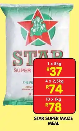 Shoprite STAR SUPER MAIZE MEAL offer