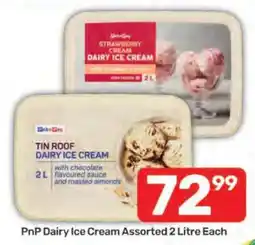Pick n Pay PnP Dairy Ice Cream Assorted 2 Litre Each offer