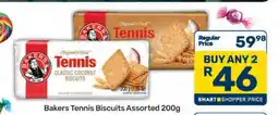 Pick n Pay Bakers Tennis Biscuits Assorted 200g offer