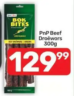 Pick n Pay PnP Beef Droëwors 300g offer