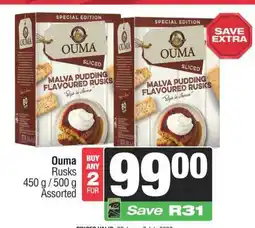 Spar Ouma Rusks offer