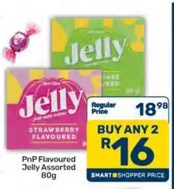 Pick n Pay PnP Flavoured Jelly Assorted 80g offer
