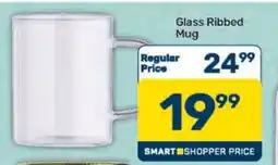 Pick n Pay Hypermarket Glass Ribbed Mug offer