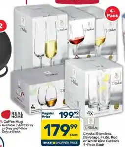 Pick n Pay Hypermarket Crystal Glasses 4-Pack offer
