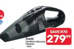 Pick n Pay Hypermarket Conti Cordless Vacuum Cleaner offer