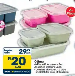 Pick n Pay Hypermarket Otima 6-Piece Foodsavers Set offer