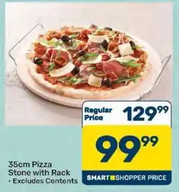 Pick n Pay Hypermarket 35cm Pizza Stone with Rack offer