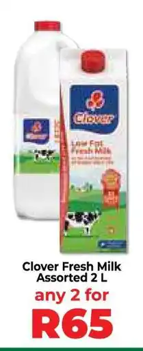 Food Lover's Market Clover Fresh Milk Assorted 2 L offer